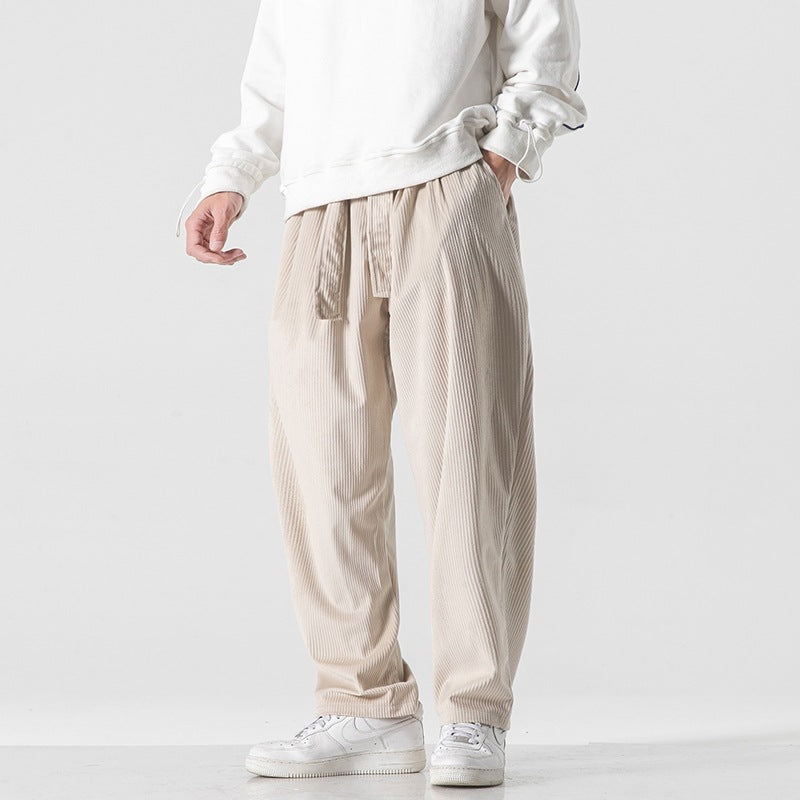 Man corduroy broek baggy - Fabrizio