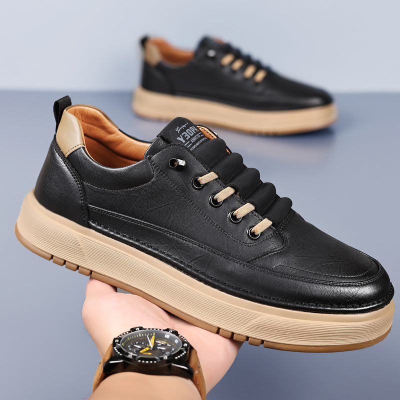 Herensneakers moderne stijl klassieke veters - Elian