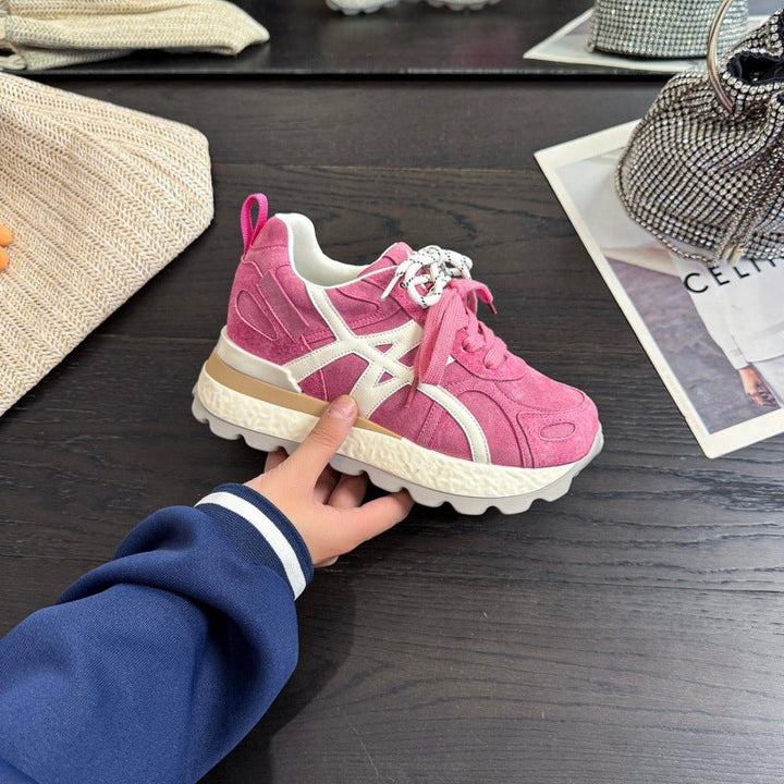 Sportschoenen voor dames met suède details - Jera