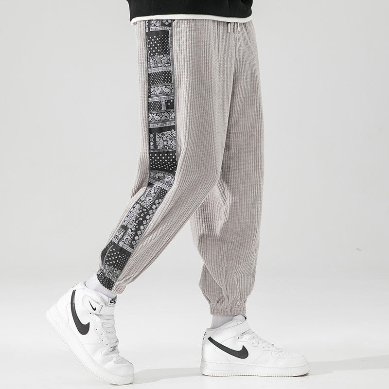 Herenjoggers met print - Enrik