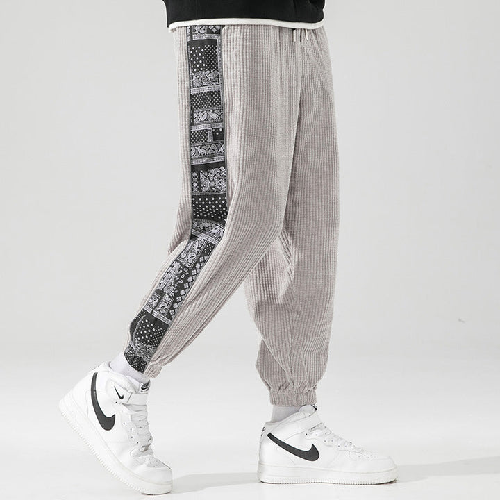 Herenjoggers met print - Enrik