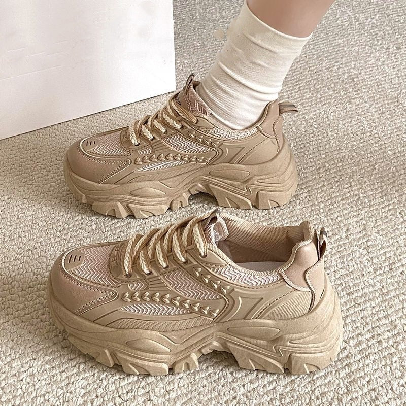 Casual tennisschoenen voor dames met stevig plateau - Gaia