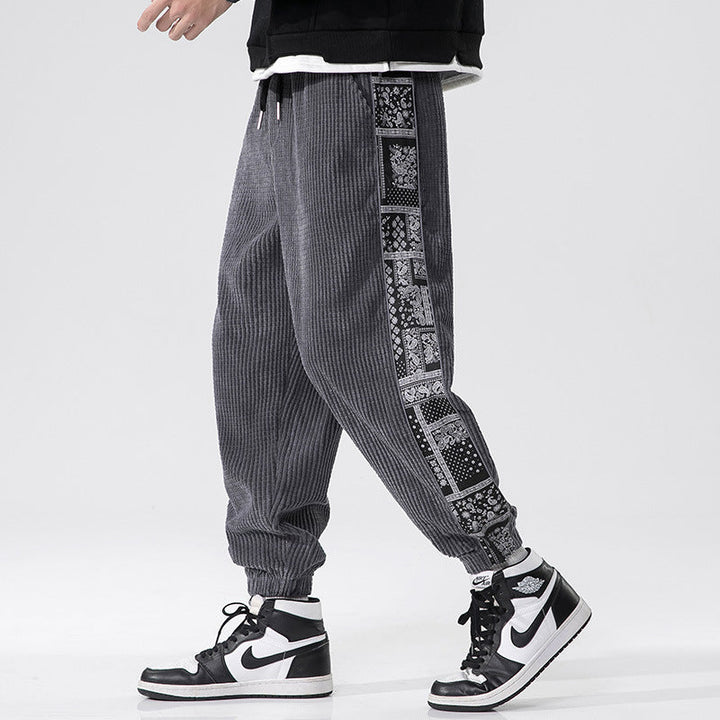 Herenjoggers met print - Enrik