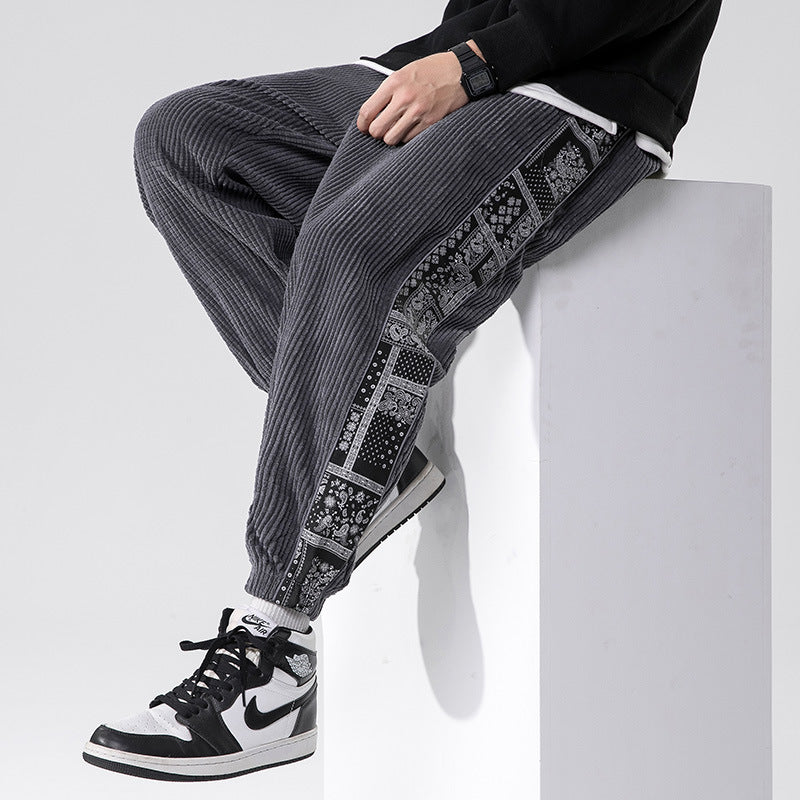 Herenjoggers met print - Enrik