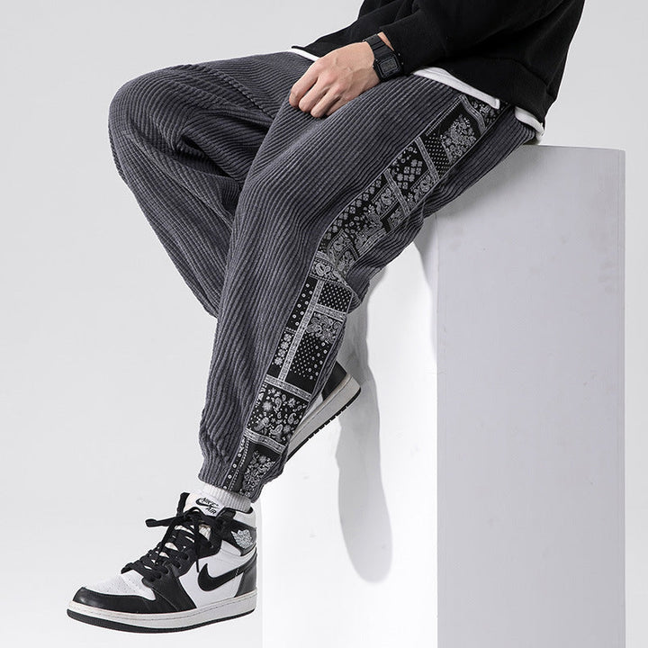 Herenjoggers met print - Enrik