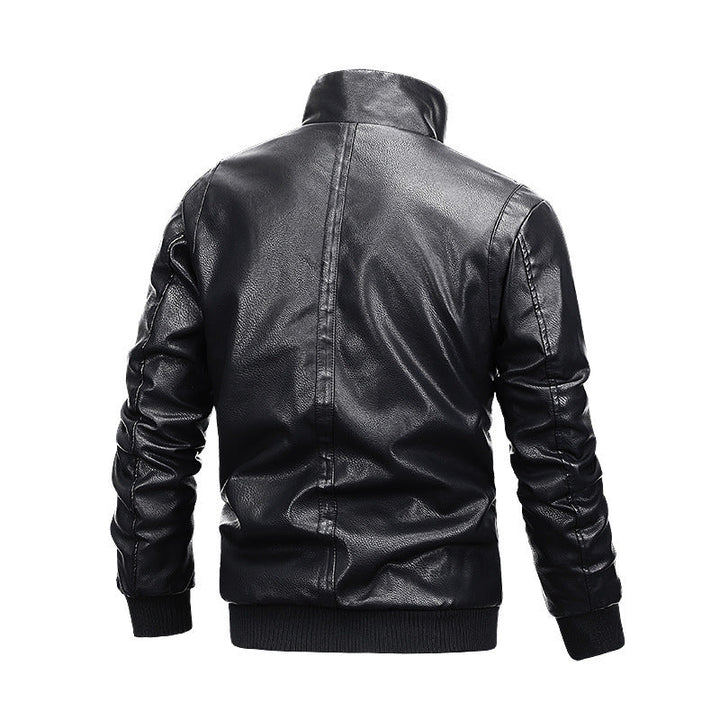 Leren herenjack met binnenvoering - Rethan