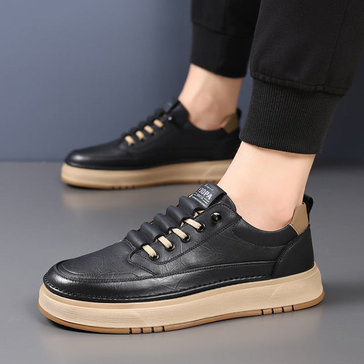 Herensneakers moderne stijl klassieke veters - Elian