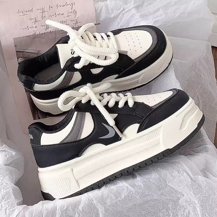 Stoere damessneakers met lichtgewicht platform - Martina