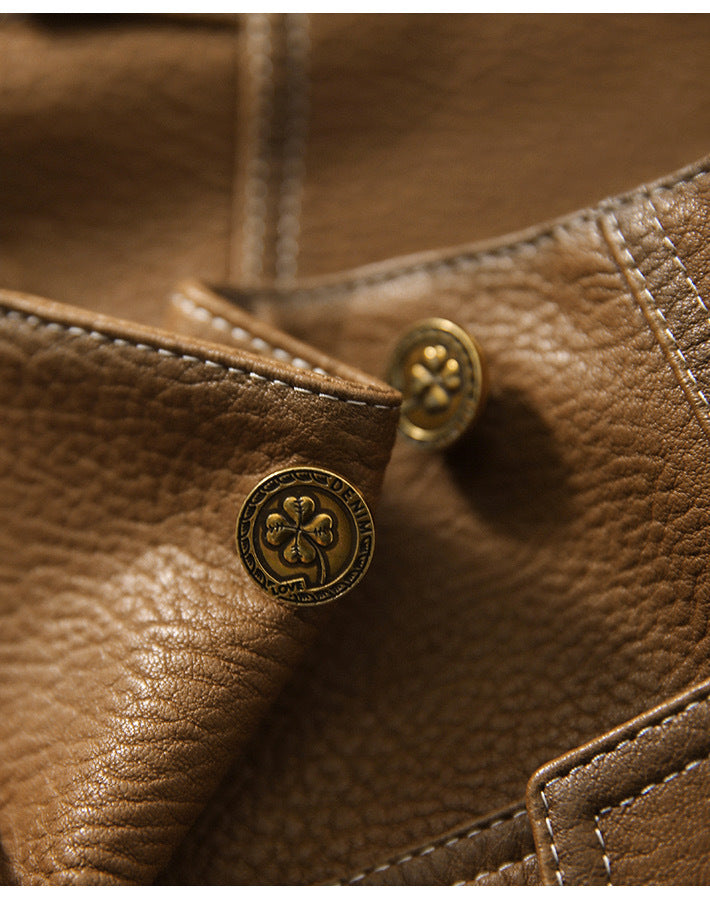 Elegant leren jack - Silvana