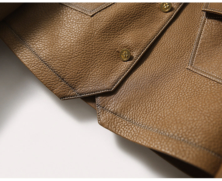 Elegant leren jack - Silvana