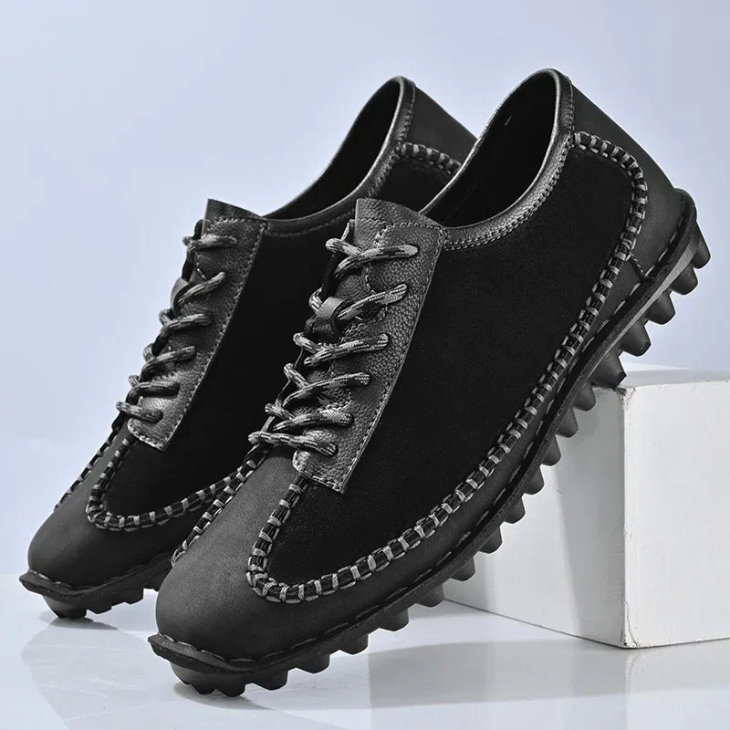 Gepatchte leren schoenen - Robert