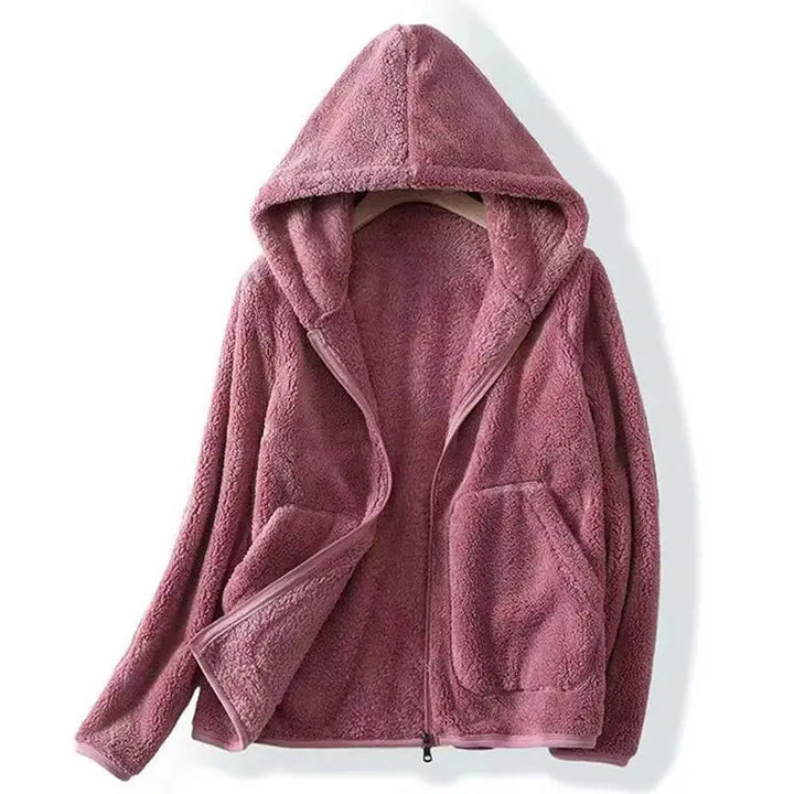 Oversized fleece sweatshirt met capuchon - Norah