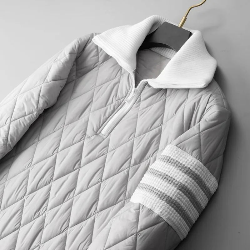 Gewatteerd heren sweatshirt met rits - Adam