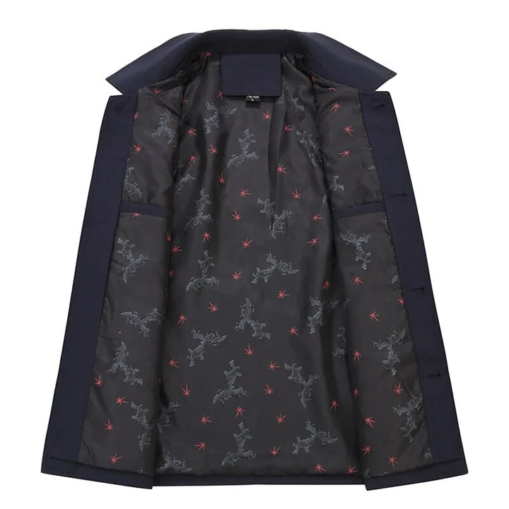 Vegan casual jas met opgestikte zakken en knopen - Samuel