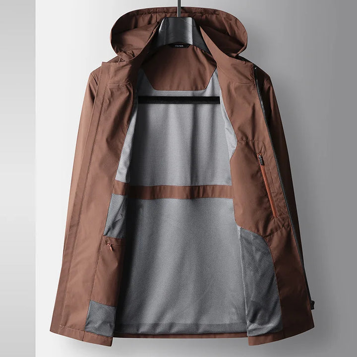 Waterdicht herenjack met capuchon - Nadir