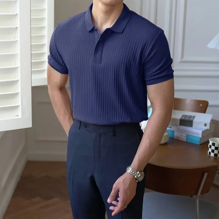 Herenpolo met klassieke kraag en slim fit - Barrett