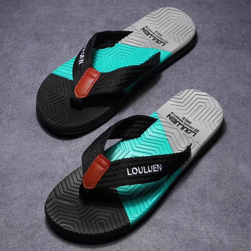 Sandalen met geweven zool voor heren - Peter