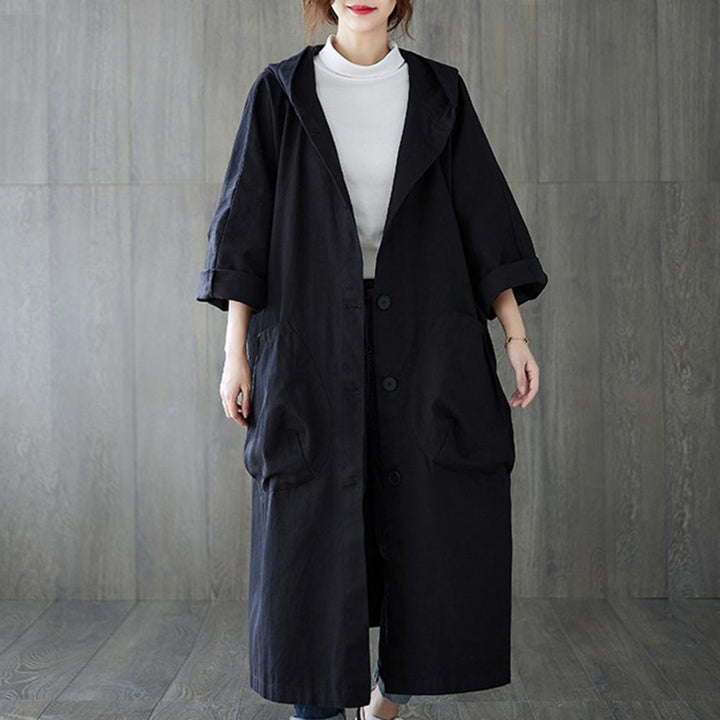 Lety - Comfortabele trenchcoat in gabardine