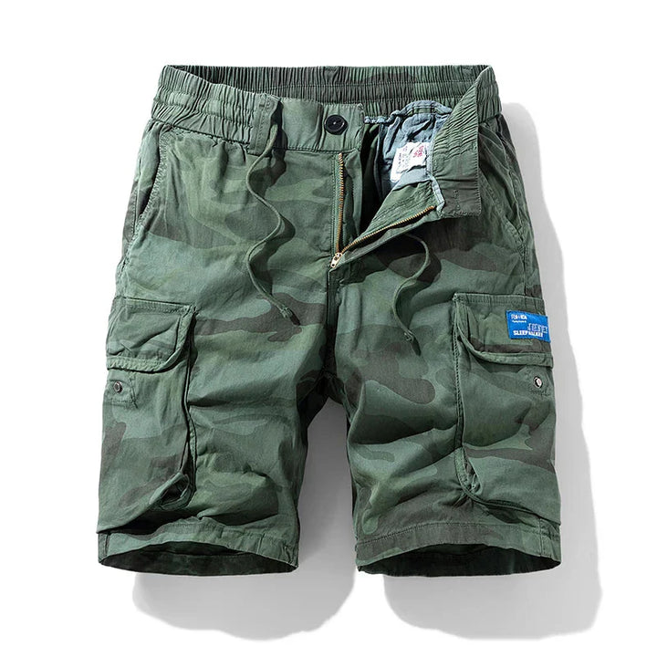 Camouflage cargo shorts met zijzakken voor heren - Malta