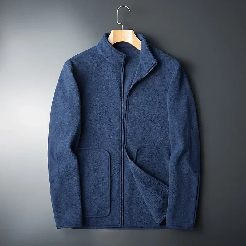 Licht fleecejack voor heren met contrasterende details - Erian