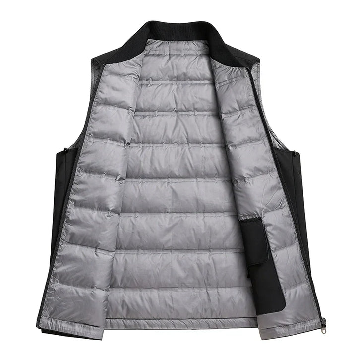 Vegan waterdichte gewatteerde jas met verborgen ritssluiting - Soren