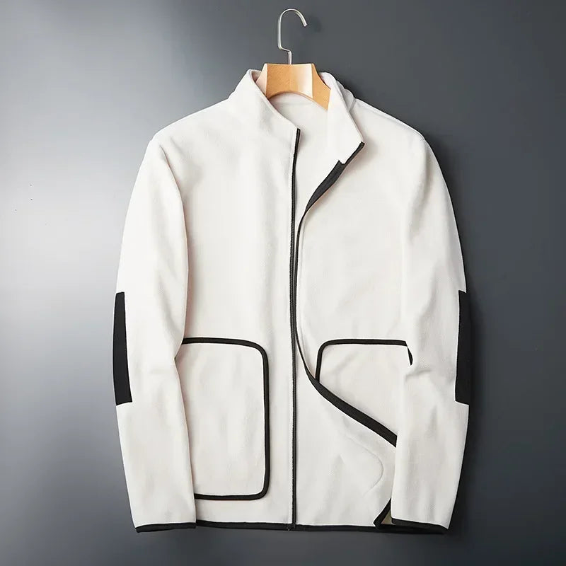 Licht fleecejack voor heren met contrasterende details - Erian