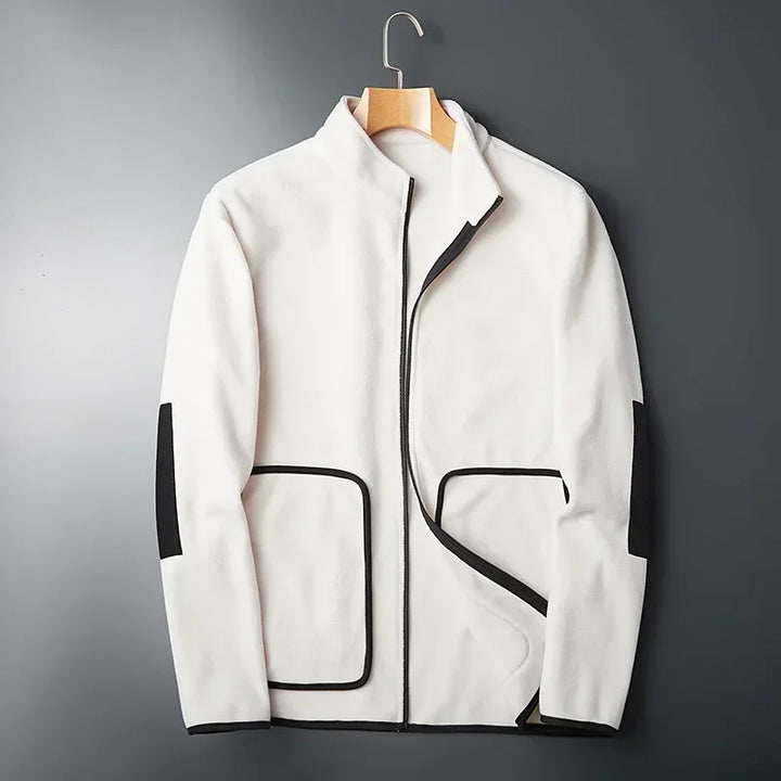 Licht fleecejack voor heren met contrasterende details - Erian