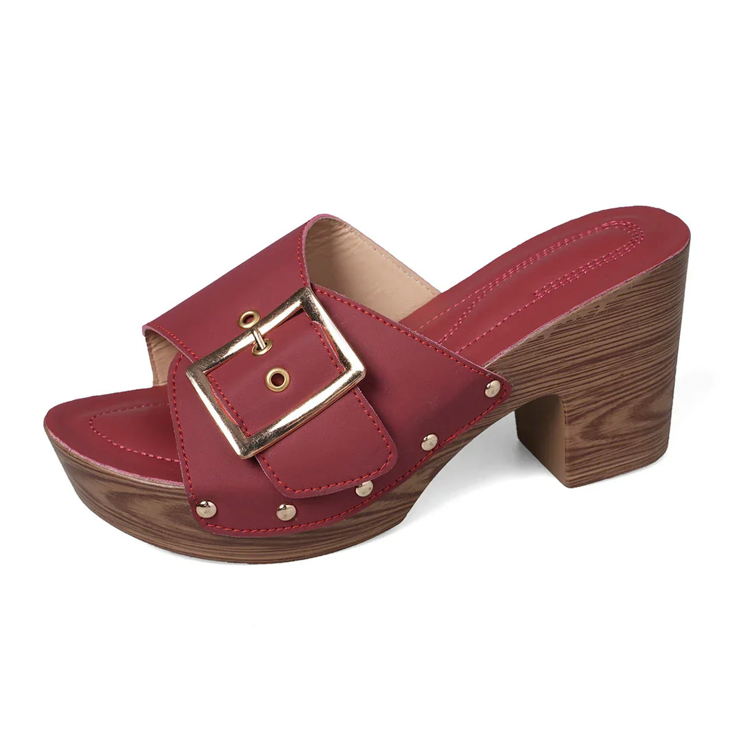 Sandaal met plateauhak - Orfa