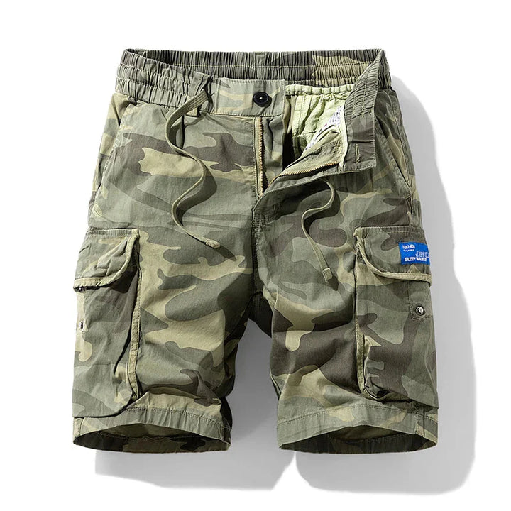 Camouflage cargo shorts met zijzakken voor heren - Malta