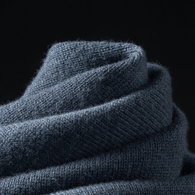 Gebreid herenvest met knopen - Elian