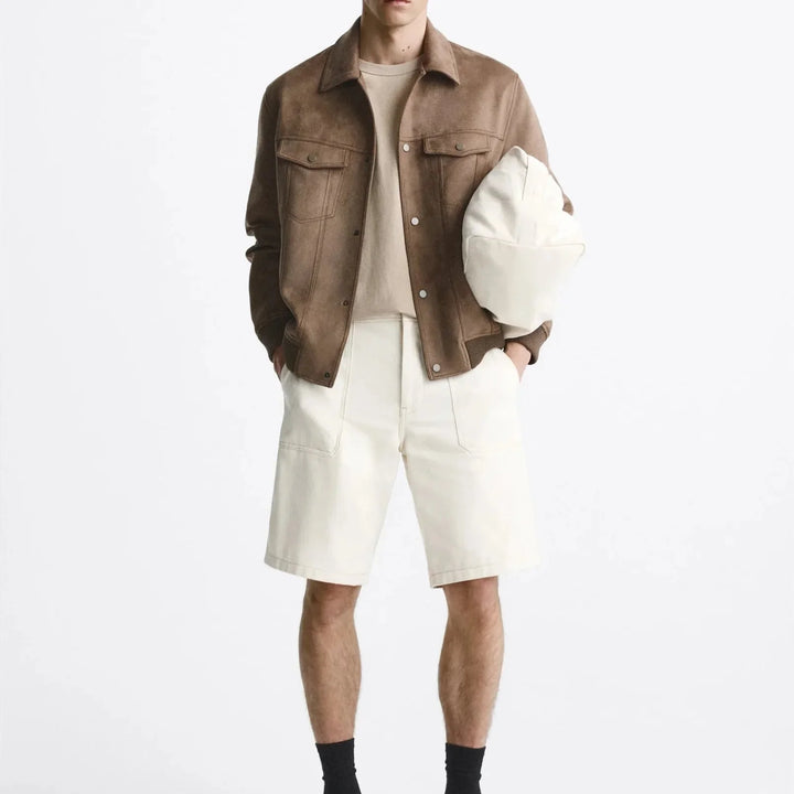 Herenjack met suède-effect - Marceau