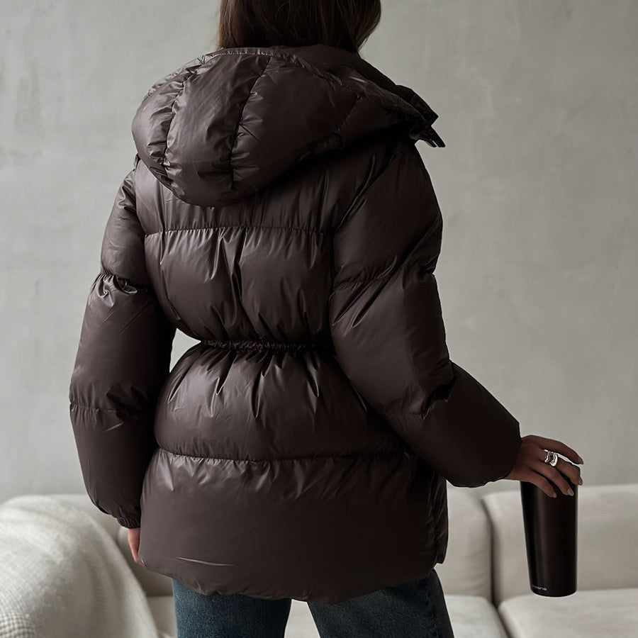 Gewatteerde damesjas met verstelbare capuchon - Elissea