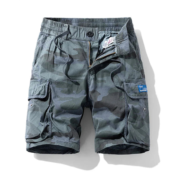 Camouflage cargo shorts met zijzakken voor heren - Malta
