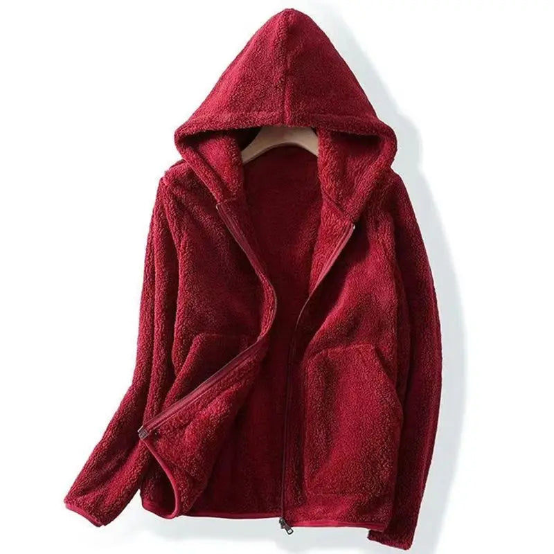 Oversized fleece sweatshirt met capuchon - Norah