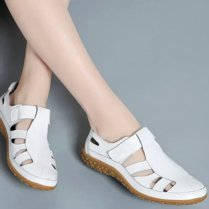 Salas - Vintage sandalen in echt leer