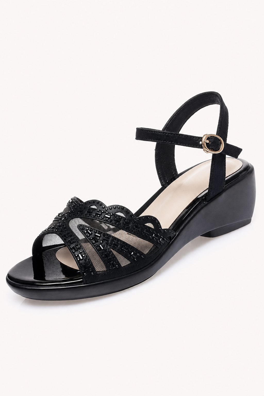 Stijlvolle orthopedische sandalen voor dames met lage sleehak - Romina