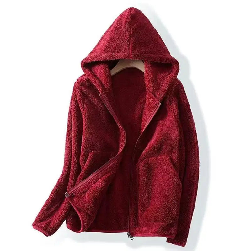 Oversized fleece sweatshirt met capuchon - Norah
