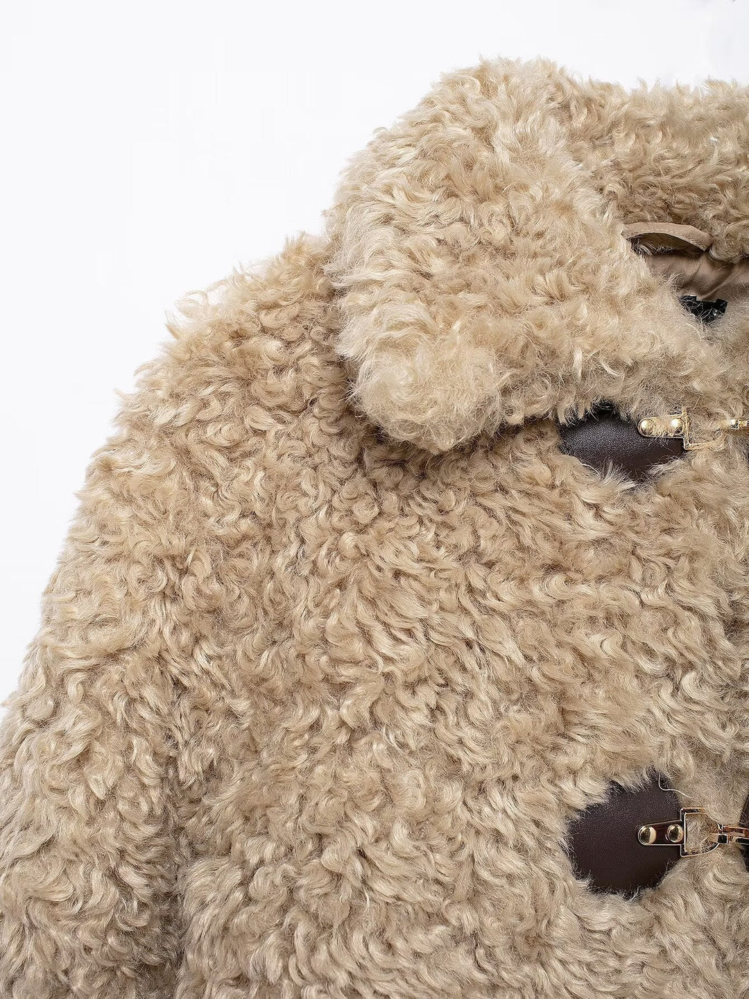 Dames teddyjas met gespsluiting - Keren