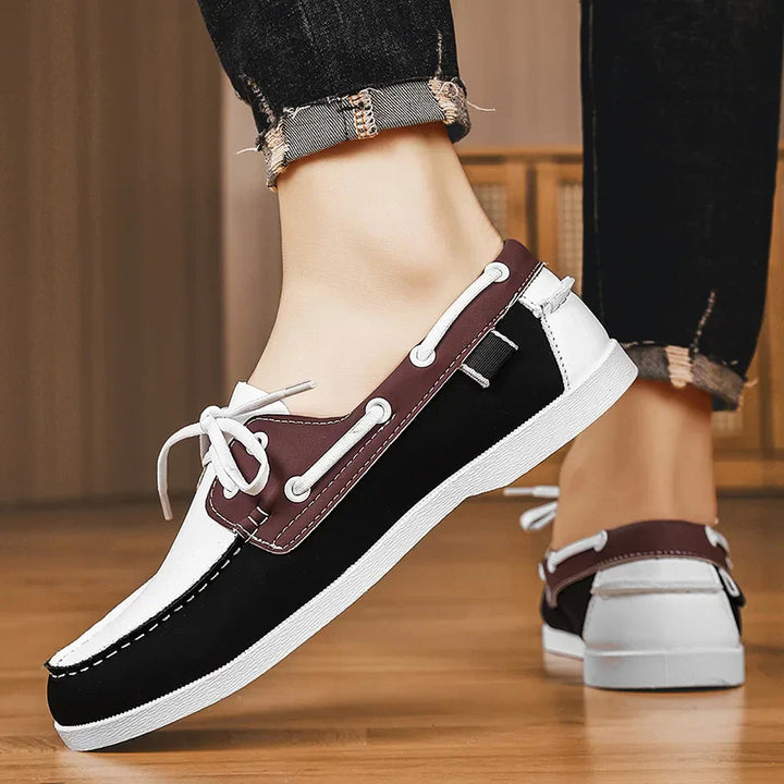 Leren bootschoen - Leno