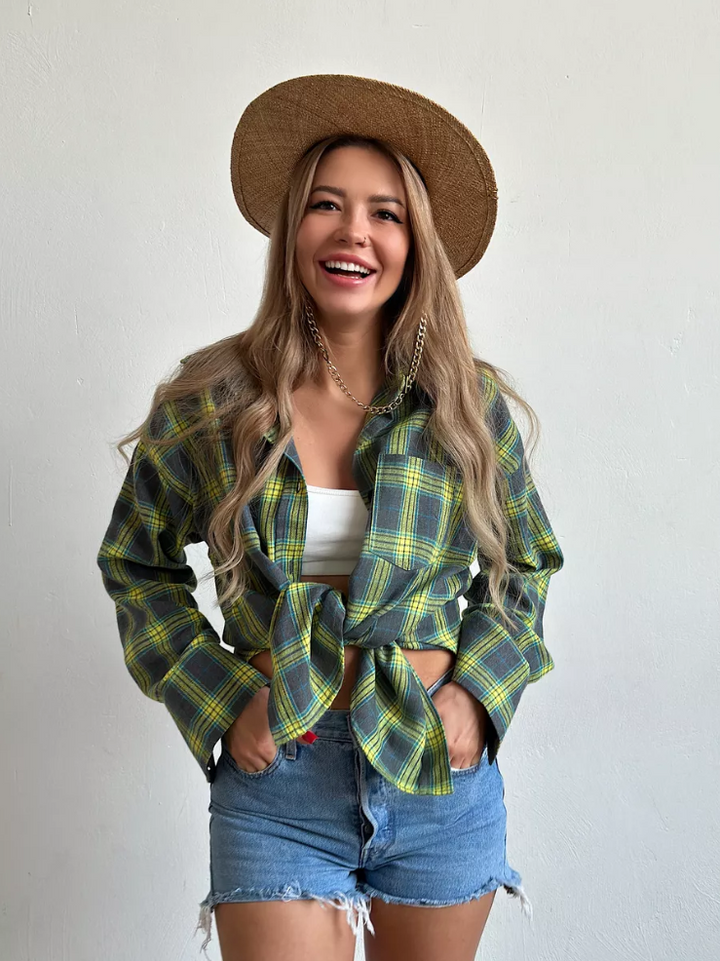 Sophie flanellen overhemd dames - Geruit en stijlvol