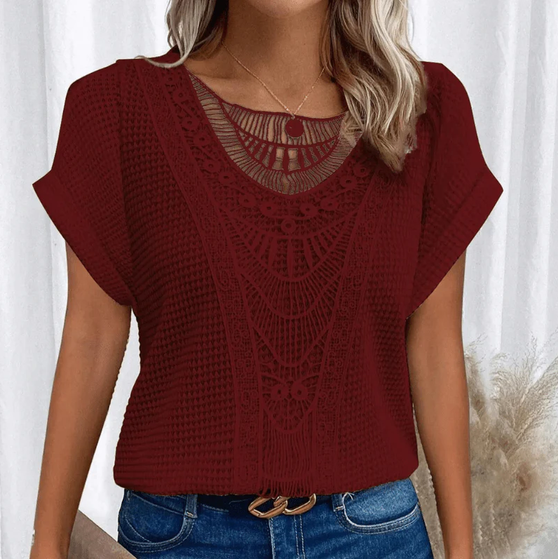 Amelia blouse dames - Luxueus en luchtig