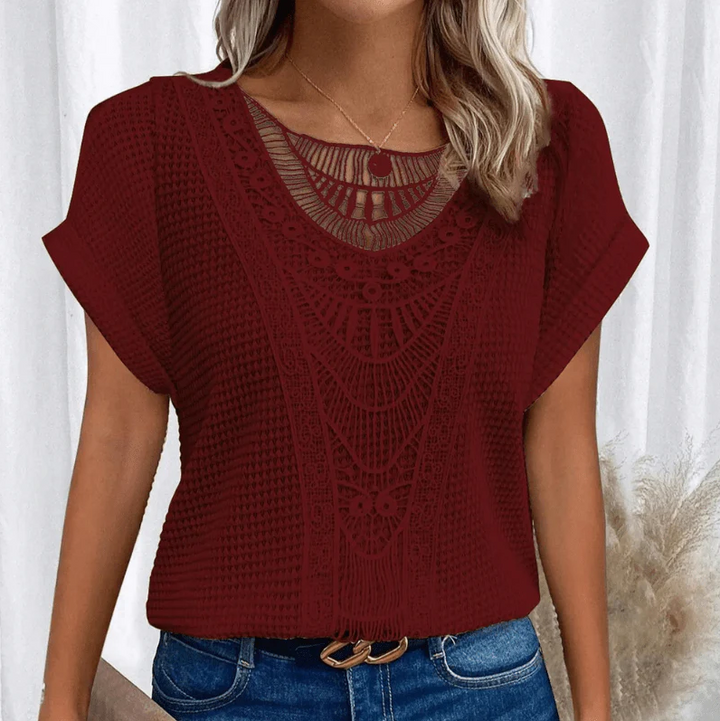 Amelia blouse dames - Luxueus en luchtig