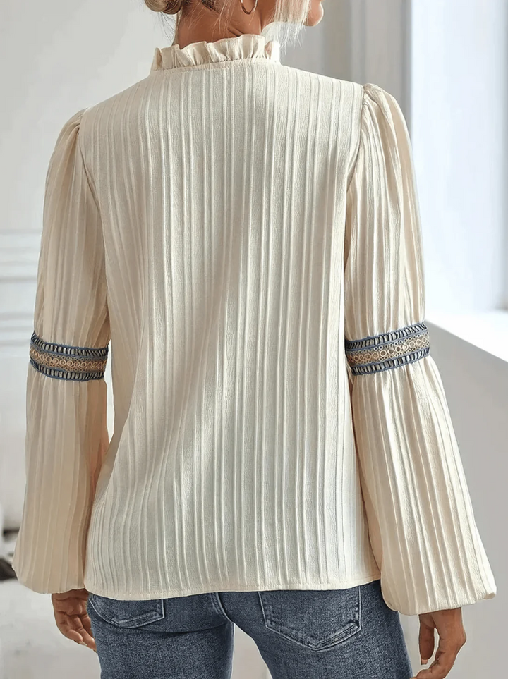 Clara blouse dames - Elegant met pofmouwen