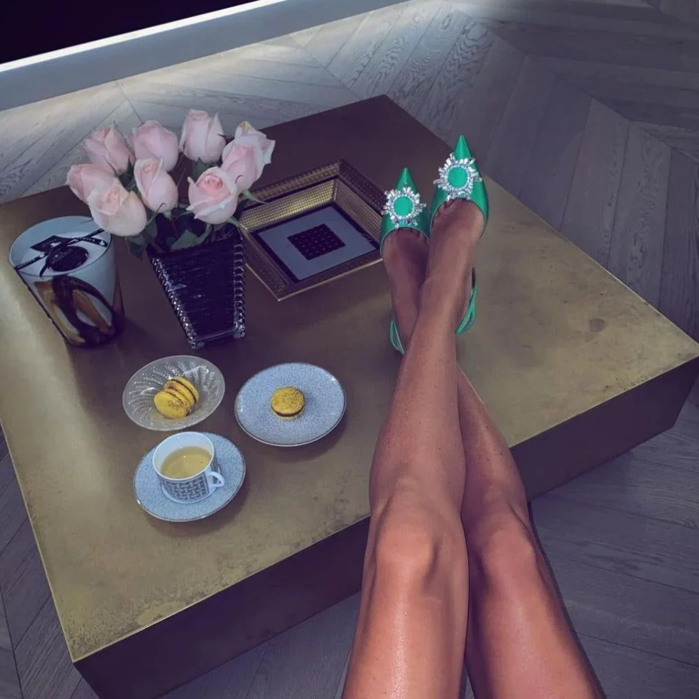 Elisa kristallen pumps dames - glamoureus en elegant