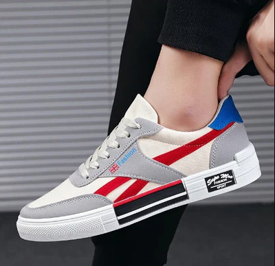 Ady - Casual canvas herenschoenen met dagelijks draagcomfort