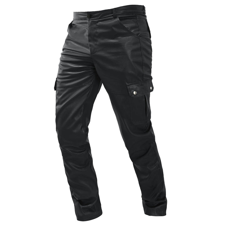 Cargo herenbroek met leereffect - Darsen