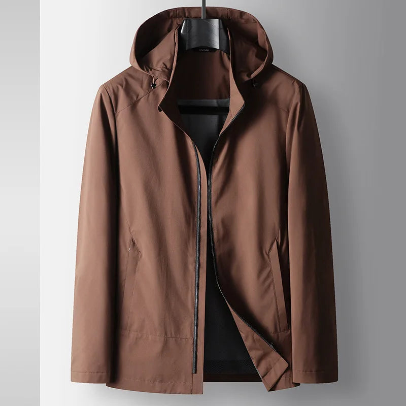 Waterdicht herenjack met capuchon - Nadir