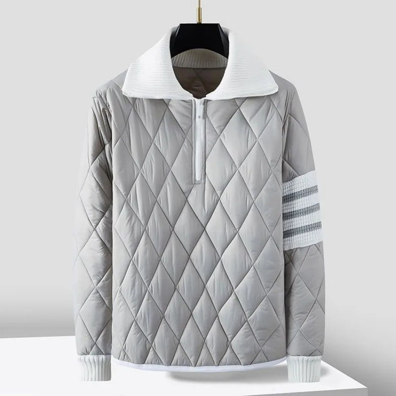 Gewatteerd heren sweatshirt met rits - Adam