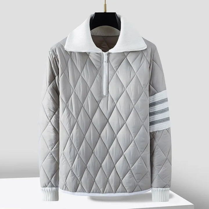 Gewatteerd heren sweatshirt met rits - Adam