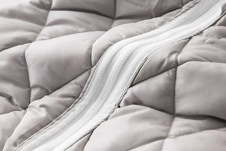 Gewatteerd heren sweatshirt met rits - Adam